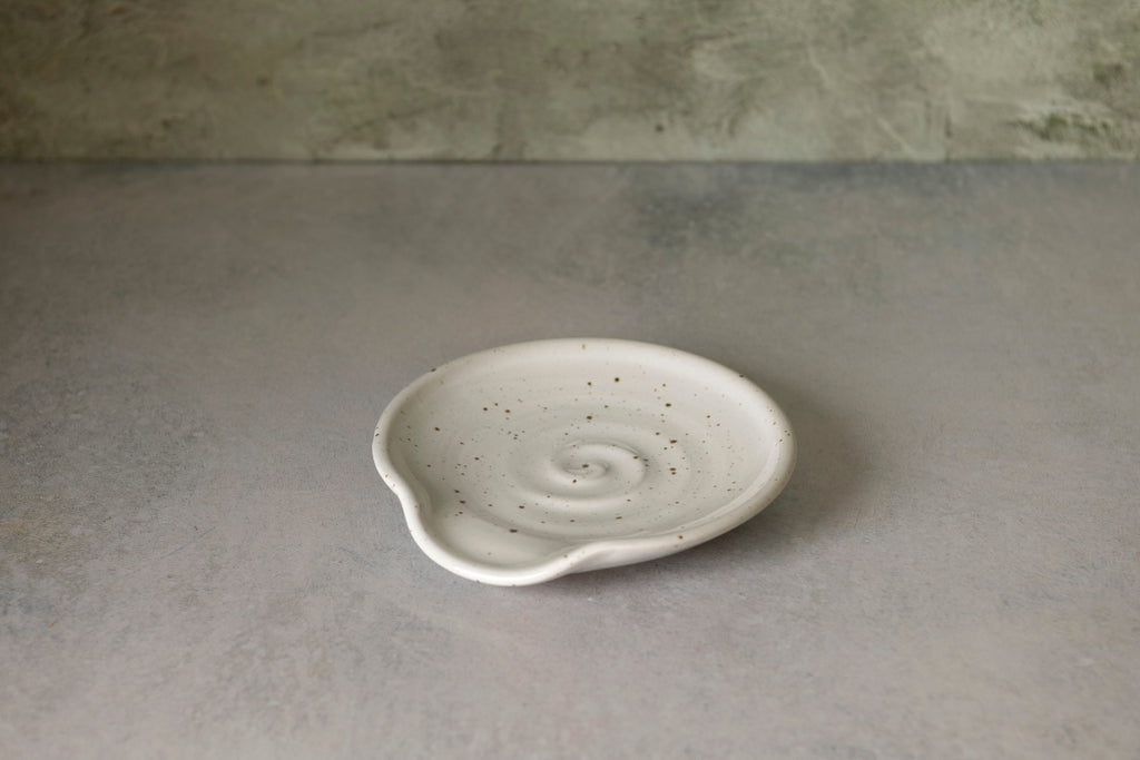 Sage Vallery Pottery Large Spoon Rest